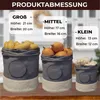 Nachhaltige Aufbewahrungsbox 3er Set beschriftbare Produktbild-Vorschau 5
