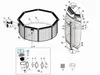 Bestway® Ersatzteil Skimmer-Platte (weiß) für ausgewählte Produktbild-Vorschau 3