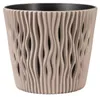 Bloempot met inzet SANDY Round 190, 158x138 mm, mocca Productafbeelding-voorbeeld 11