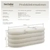 tectake® Polsterbank mit Stauraum Altu 110 x 45 x 42 cm Produktbild-Vorschau 5