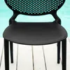 Homestyle4u Gartenstuhl WM schwarz 4er Set stapelbar Produktbild-Vorschau 9