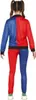 A person wearing a two-toned red and blue costume, viewed from the back. Anteprima dell’immagine prodotto