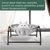 Pfotenolymp Katzenbett Flauschige Katzenhngematte  Erhhtes Produktbild-Vorschau 3