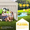 tillvex® 4X parete laterale beige per gazebo 3x3m e 3x6m | Anteprima dell’immagine prodotto 7