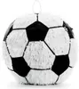 Piñata 35x35x35cm Fußball zum Befüllen Schwarz / Weiß Produktbild-Vorschau 1