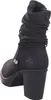 A black women's boot shown from the side. Voir les images du produit