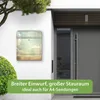 banjado Design Briefkasten Stahl silber mit Zeitungsfach Produktbild-Vorschau 5