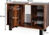 A product shot of a bathroom cabinet with dimensions indicated by text overlays. Produktbild-Vorschau