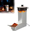 UISEBRT Stainless Steel Rocket Stove Fire Bowl - Portable Produktbild-Vorschau 1