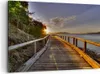 Bild auf Leinwand - Leinwandbild - Fußgängerbrücke Himmel Produktbild-Vorschau 1