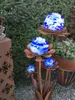 Fleur de verre en inox Magie des fleurs, 120 cm, bleu Voir les images du produit 2