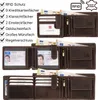 RFID Büffel Echt Leder Geldbörse Portemonnaie Herren mit Produktbild-Vorschau 4