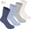 BRUBAKER 4 Paar Kaschmir-Socken für Damen und Herren - Produktbild-Vorschau 2