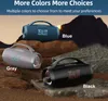 Three ZEALOT speakers in different colors (blue, gray, and black) are displayed on a rocky, outdoor terrain. Produktbild-Vorschau