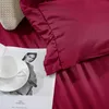 Pościel Czerwona 220x200cm 100% Mikrofibra + 2 poszewki Podgląd zdjęcia produktu 2