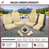 CarComfort coprisedile auto Trish in pelle di agnello Anteprima dell’immagine prodotto 7