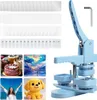 Square Button Maker Maschine mit 100 Sets Button-Zubehör, Produktbild-Vorschau 12