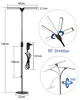 ZMH lampada da terra LED dimmerabile lampada da lettura per Anteprima dell’immagine prodotto 7