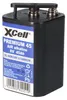 A black 6V 45Ah XCell Premium 45 AIR alkaline battery is shown against a white background. Voir les images du produit