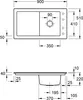 Villeroy & Boch Keramikspüle 330701AM, Timeline 50 Produktbild-Vorschau 5