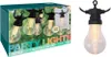 A product box for outdoor party lights with a close-up of one of the lights on the right. Anteprima dell’immagine prodotto