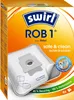A product package for Swirl ROB 1 vacuum cleaner bags. Voir les images du produit