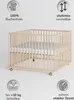Laufgitter 100x100 cm mit Matratze - natur - Set  - Premium Produktbild-Vorschau 2