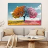 MuchoWow® - Leinwandbilder - Baum - Bunt - Natur - Baum des Produktbild-Vorschau 6