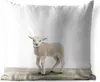 MuchoWow® Outdoor Kissen - Lamm - Schaf - Tiere - Kinder - Produktbild-Vorschau 1