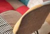 MODFU Schaukelstuhl Patchwork Sessel mit Fußstütze , Produktbild-Vorschau 4