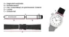 TW STEEL Marken Ersatzband Leder Band 22mm Schwarz u.a für Produktbild-Vorschau 2