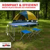 Grafner Campingtisch Sitzgarnitur klappbar Aluminium Produktbild-Vorschau 2