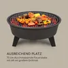 Blumfeldt 2-in-1 Feuerschale - Feuerschale für den Garten Produktbild-Vorschau 4