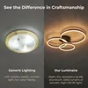 76W LED Deckenleuchte Schwarz 84cm, 3 Ring Deckenlampe Produktbild-Vorschau 6