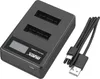 USB Dual Ladegerät für Sony NP-BX1 Akkus beleuchtetes Produktbild-Vorschau 6
