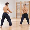 MOE UHANE® Dřevěná gymnastická tyč 100 cm na cvičení, jógu, Náhled obrázku produktu 3