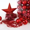 Lot de 77 boules de Noël rouge Décorations pour sapin en Voir les images du produit 4