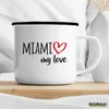 Huuraa Emaille Tasse Miami my love 300ml Vintage Produktbild-Vorschau 3