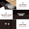 Collage of product details and features of a kitchen cart. Produktbild-Vorschau