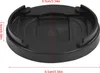 A black plastic furniture leg pad with dimensions indicated. Podgląd zdjęcia produktu