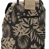 A close-up view of a shopping trolley bag with a tropical leaf pattern. Náhled obrázku produktu