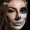 Kontaktlinsen Mini Sclera Black 6 Monate, 17 mm, Halloween Produktbild-Vorschau 5