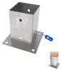 GeZu Impex Aufschraubbodenhülse 101 x 150 mm Feuerverzinkt Produktbild-Vorschau 1