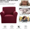 Topchances Stretch Sofabezug Elastische Jacquard Sofahusse Produktbild-Vorschau 5