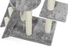 Griffoir pour chat 138 cm Gris clair WERDANO PETS Voir les images du produit 8