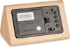 Digitální stolní hodiny hnědé PVC dřevo MDF (11,7 x 7,5 x 8 Náhled obrázku produktu 2