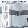IMPTS 75 x 70 cm Duschkabine Duschabtrennung Glas Duschtür Produktbild-Vorschau 4