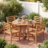 COSTWAY Tuinstoelen, set van 2, houten stoelen met Productafbeelding-voorbeeld 9