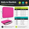 borsa per notebook da 17 pollici borsa per notebook rosa Anteprima dell’immagine prodotto 7