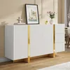 Buffet Merax avec 3 portes et 3 tiroirs, commode avec Voir les images du produit 4